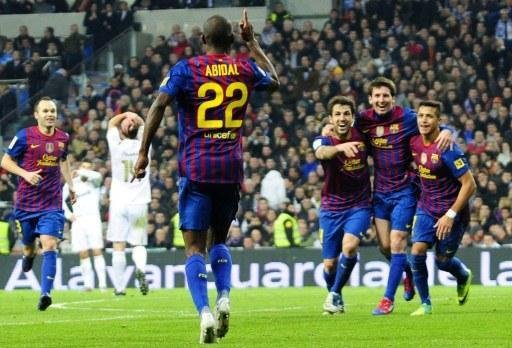 Abidal marcou o gol da virada