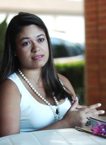 Camila Mollerke, de 23 anos, aceitou o desafio 