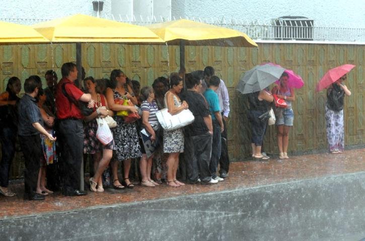 Porto Alegre registrou chuva forte no final da tarde