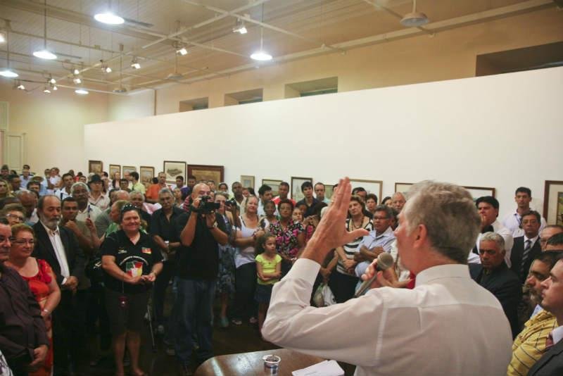 Conselheiros do OP participaram da cerim&ocirc;nia de assinatura