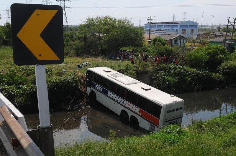 Todos os passageiros j&aacute; foram retirados do ve&iacute;culo, que vinha de Cap&atilde;o da Canoa
