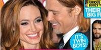 Revista americana destaca gravidez do casal Pitt-Jolie