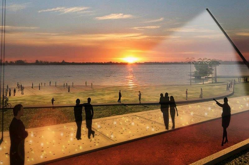 Projeto de revitaliza&ccedil;&atilde;o da orla do Gua&iacute;ba