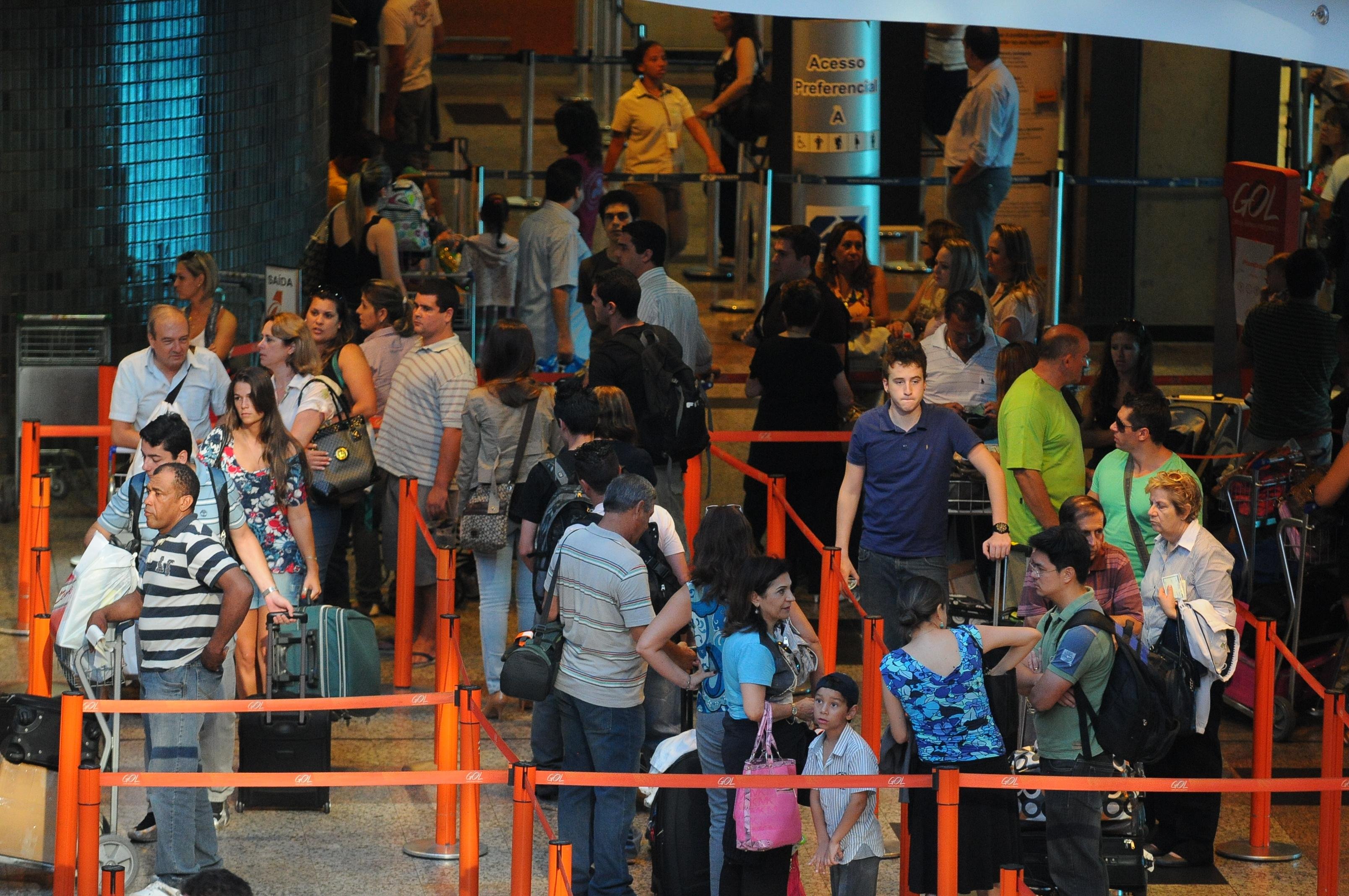Aeroporto Salgado Filho tamb&eacute;m registra movimento acentuado