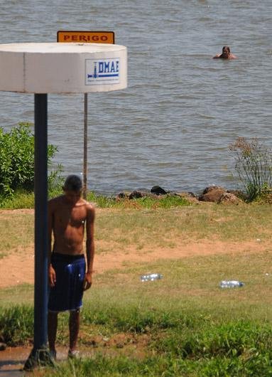 Porto Alegre teve temperatura acima dos 40&deg;C no domingo