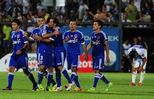 Universidad de Chile comemorou a sua primeira vit&oacute;ria nesta Libertadores