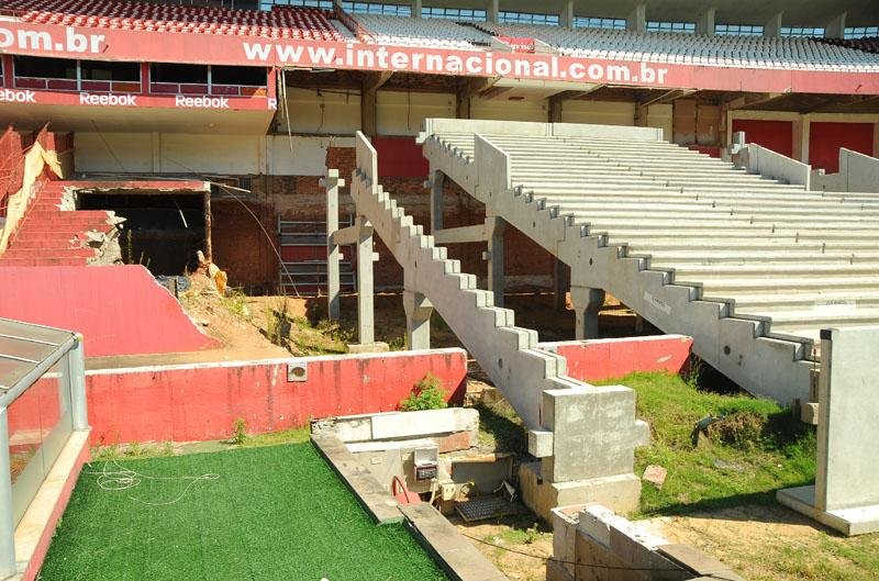Reforma est&aacute;dio do Inter est&aacute; trancada por falta de garantias financeiras