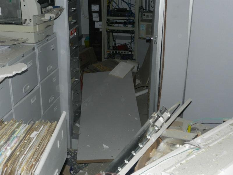 Quadrilha explodiu ag&ecirc;ncia banc&aacute;ria na Serra ga&uacute;cha nesta madrugada