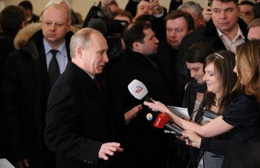 Analistas acreditam que Putin deve escapar do segundo turno na R&uacute;ssia