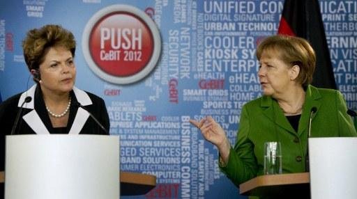 Dilma e Merkel discordaram em rela&ccedil;&atilde;o aos movimentos da Europa 