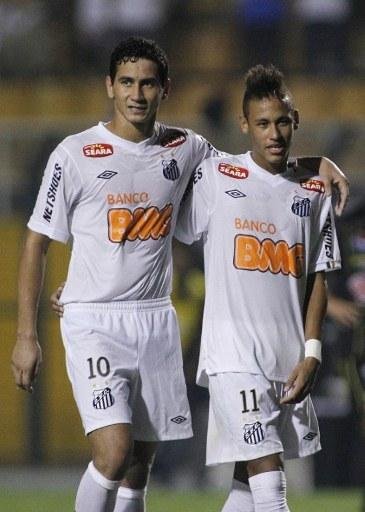 Santos contar&aacute; com o talento de Neymar e Paulo Henrique Ganso