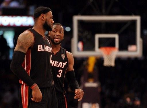 LeBron James do Miami Heat marcou 21 dos 108 pontos do 