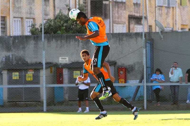 Durante a tarde, no treino do est&aacute;dio Ol&iacute;mpico