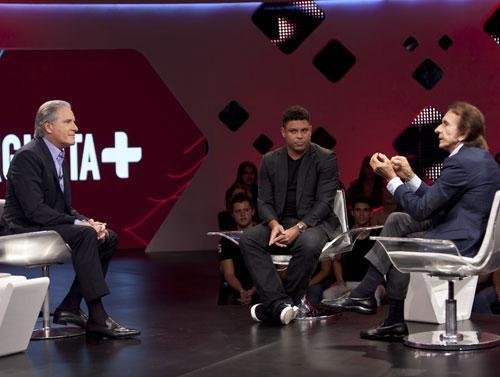 Ronaldo e Emerson Fittipaldi participam do "Roberto Justus +"