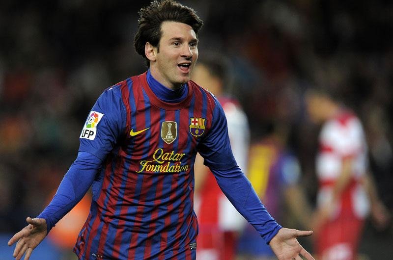 Messi marca tr&ecirc;s e vira maior artilheiro da hist&oacute;ria do Barcelona