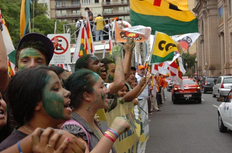 Ato na Pra&ccedil;a da Matriz