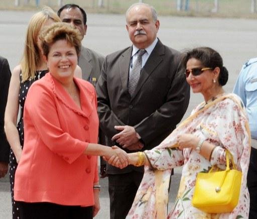 Dilma chega &agrave; &Iacute;ndia para uma semana de atividades intensas