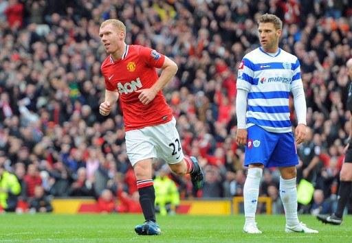 Paul Scholes fez o segundo gol da partida