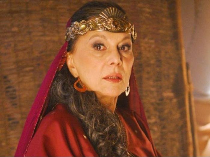 Marly Bueno interpretou a vil&atilde; Aino&atilde; na miniss&eacute;rie Rei Davi