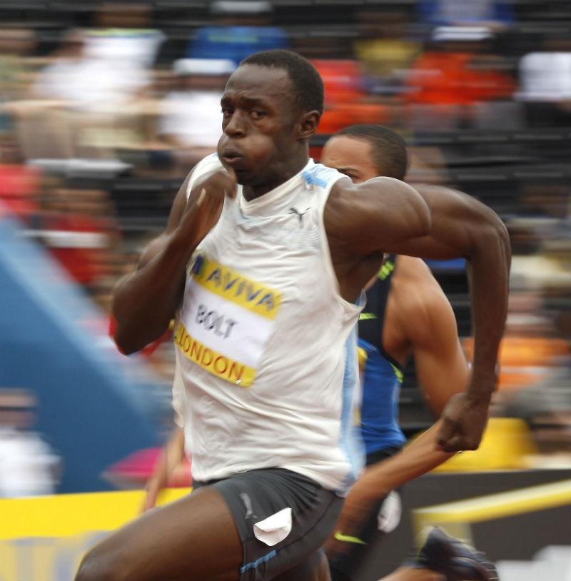 Usain Bolt assegurou que trabalha para melhorar performance em Londres
