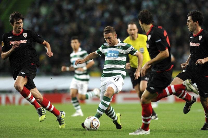 Sporting bate Bilbao de virada e fica em vantagem na Liga Europa