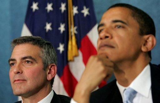 Clooney &eacute; um antigo militante democrata