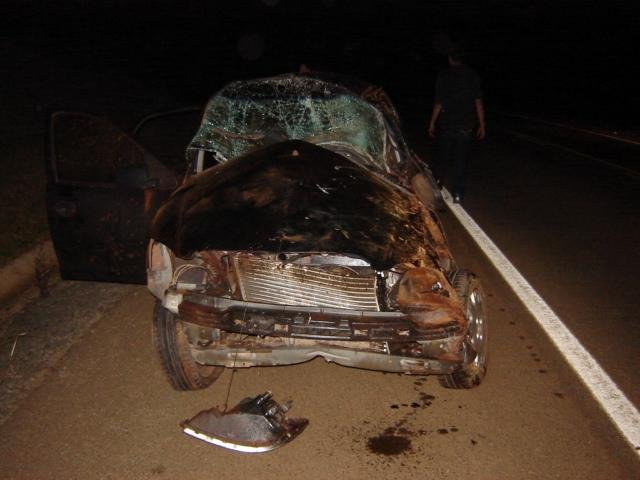 M&atilde;e e filha morrem em capotagem na BR 470, em Lagoa Vermelha
