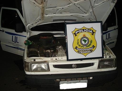 Caminhonete foi localizada na BR 287