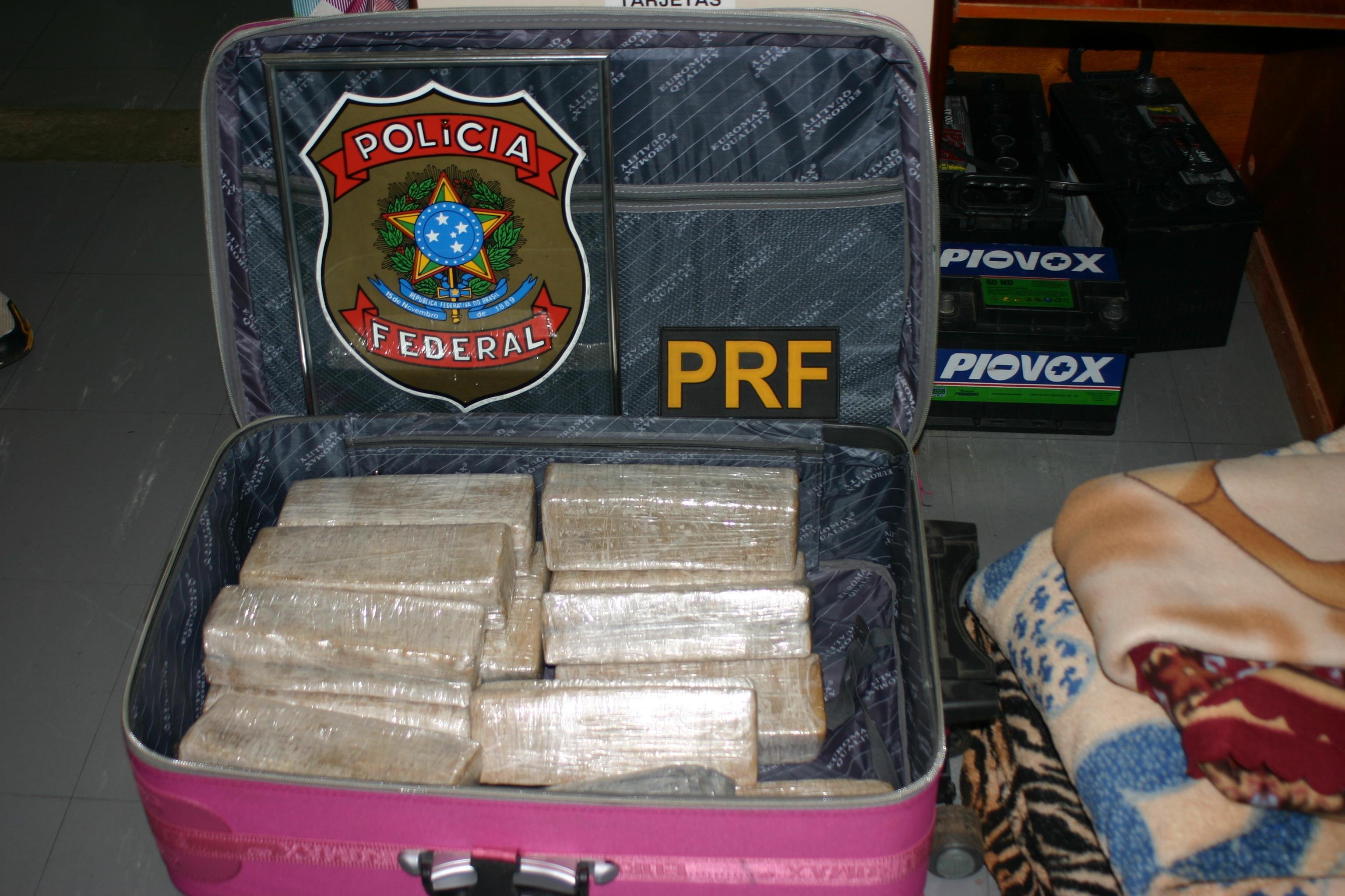 Droga encontrada pela Pol&iacute;cia Federal