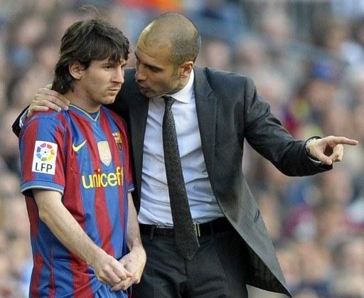 Messi revelou tristeza pela sa&iacute;da de Guardiola