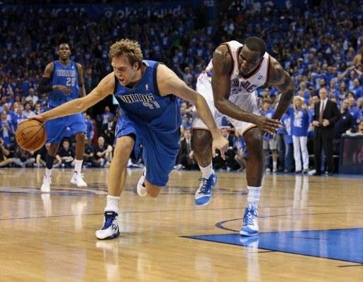 Thunder venceu o Dallas Mavericks por 99 a 98