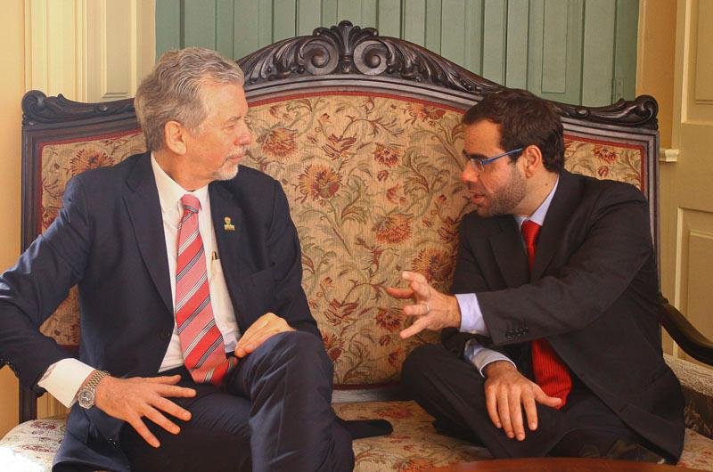 Brizola Neto explicou ao prefeito como ser&aacute; sua atua&ccedil;&atilde;o no minist&eacute;rio do Trabalho
