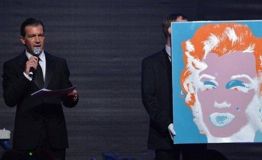 Litografia de Marylin Monroe assinada por Andy Warhol foi vendida por 600 mil euros 