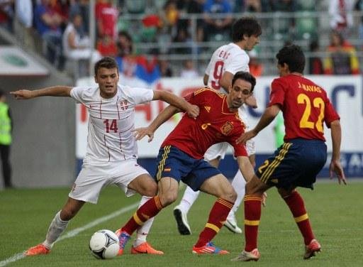 Espanha derrotou a S&eacute;rvia na Su&iacute;&ccedil;a