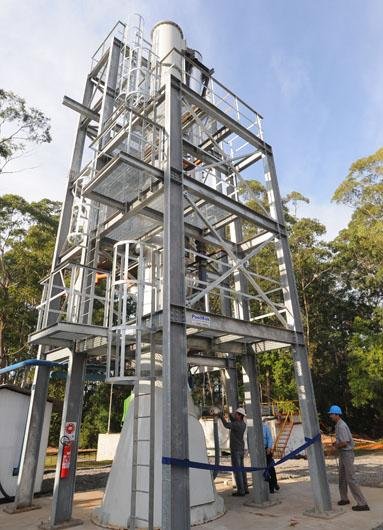 Primeiro combustor piloto para converter carv&atilde;o mineral em energia t&eacute;rmica no Brasil foi inaugurado nesta segunda-feira na Cientec, em Cachoeirinha