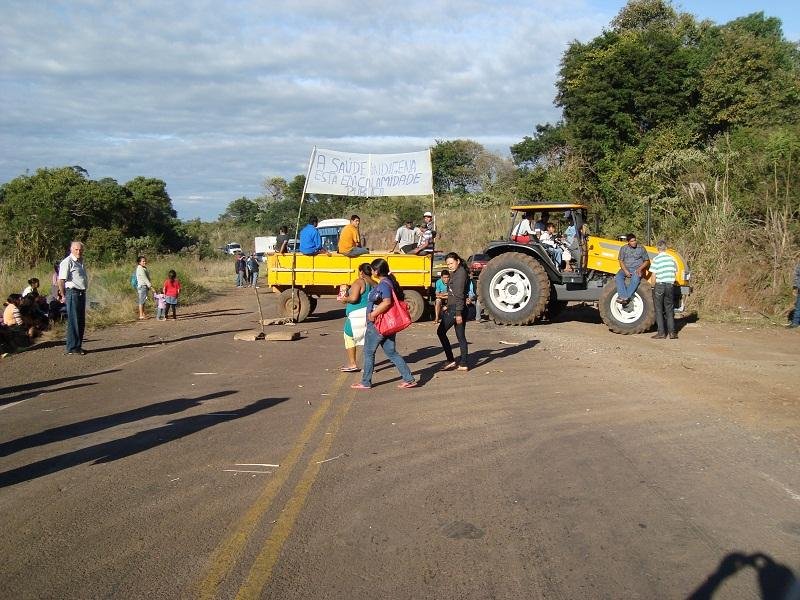  RSC 480 bloqueada por &iacute;ndios, em S&atilde;o Valentim