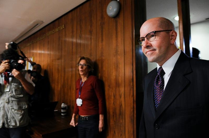 Dem&oacute;stenes Torres dando sequ&ecirc;ncia ao depoimento iniciado na manh&atilde; desta ter&ccedil;a-feira ao Conselho de &Eacute;tica do Senado