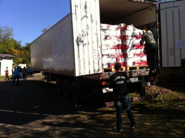 Total da carga recuperada em S&atilde;o Leopoldo &eacute; estimado em R$ 600 mil