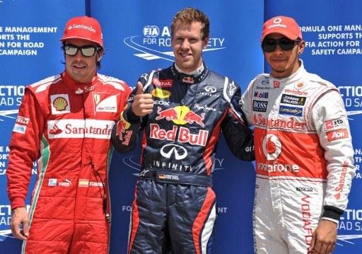 Hamilton vai largar em segundo e Alonso em terceiro 