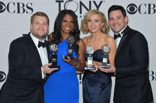 Alguns dos premiados no Tony Awards em Nova Iorque