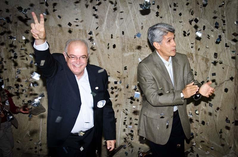 Candidatos fizeram festa ap&oacute;s divulga&ccedil;&atilde;o do resultado
