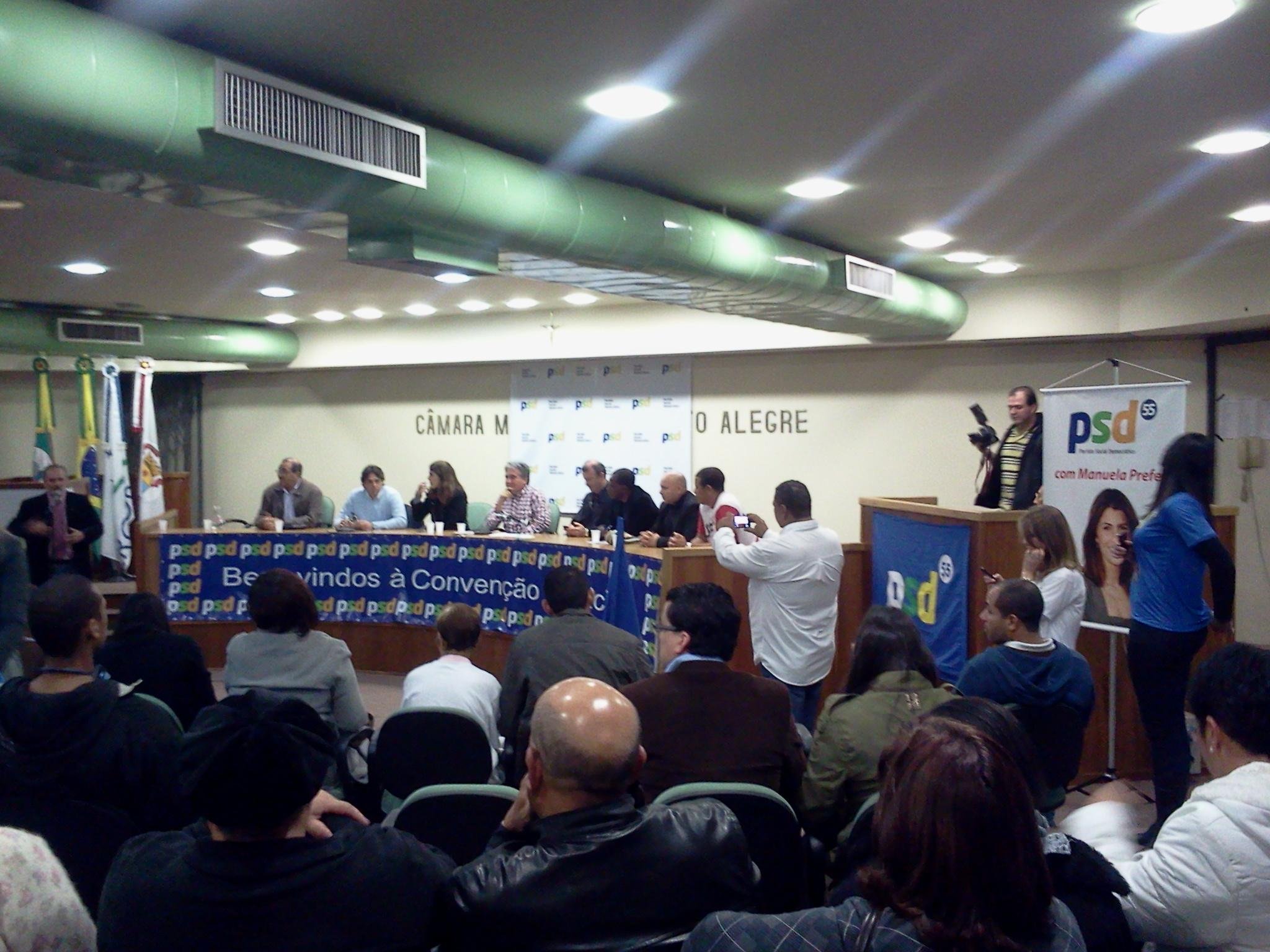 Conven&ccedil;&atilde;o do PSD anuncia apoio &agrave; candidatura de Manuela - Foto: Tha&iacute;s Salvagni