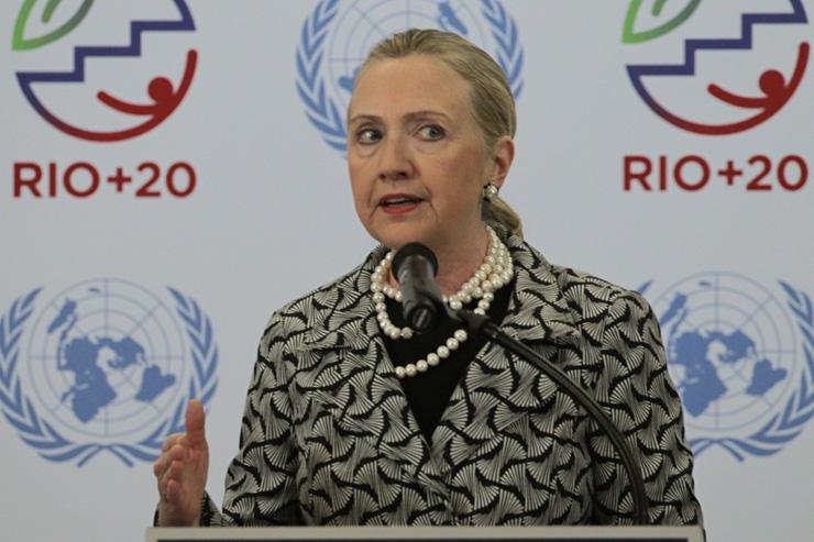 Hillary Clinton discursou em c&uacute;pula da ONU na Rio+20 nesta sexta-feira