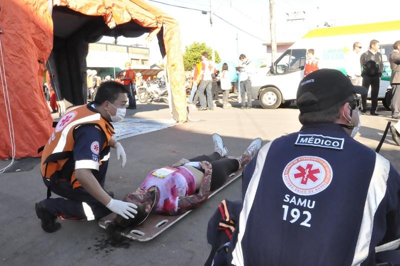 Encena&ccedil;&atilde;o serviu para testar atendimento do Samu