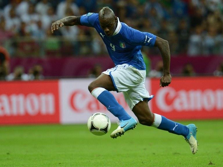 Balotelli &eacute; o principal destaque da Azurra na Eurocopa