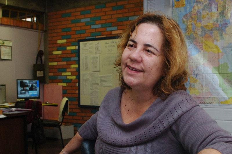 N&atilde;o tenho medo deles, afirmou Maria C&acirc;ndida