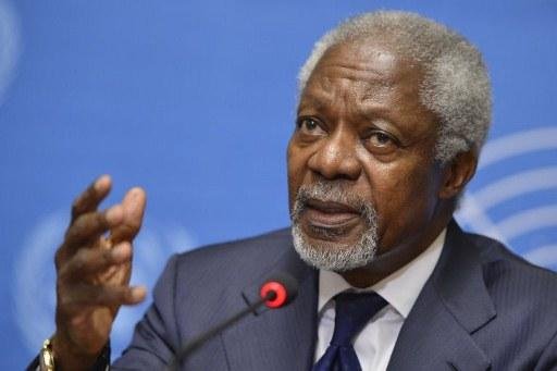 Annan disse que organismo de governo transit&oacute;rio exercer&aacute; os poderes executivos