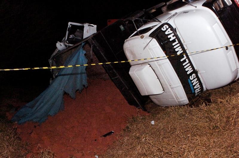 Acidente aconteceu no km 70 da rodovia, em Gravata&iacute;	