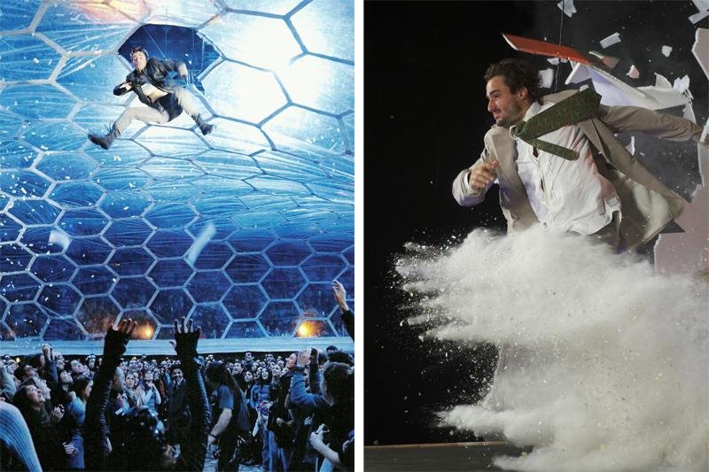 Espet&aacute;culo sensorial &acute;Fuerza Bruta` &eacute; atra&ccedil;&atilde;o internacional em Porto Alegre