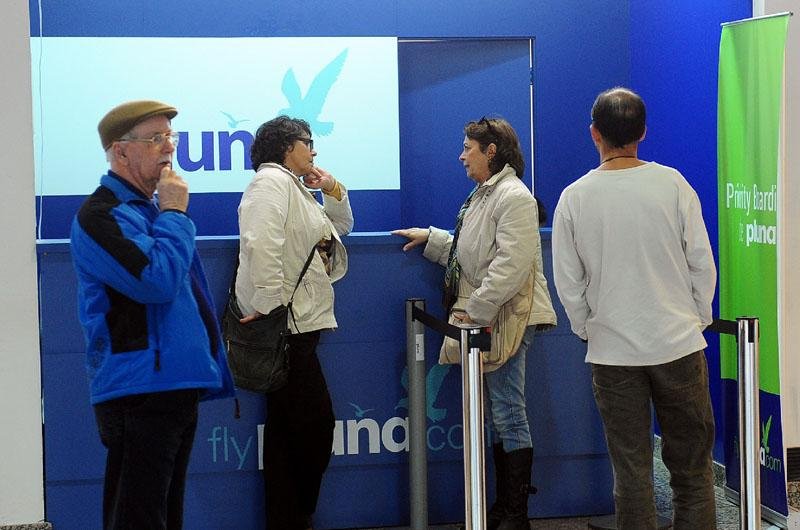 Pluna suspendeu os voos nesta semana